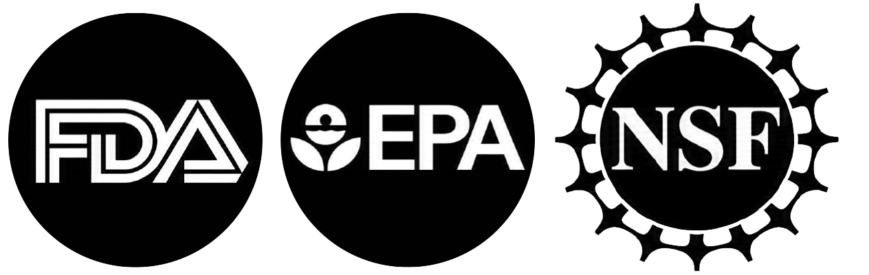 FDA, EPA, and NSF certifications